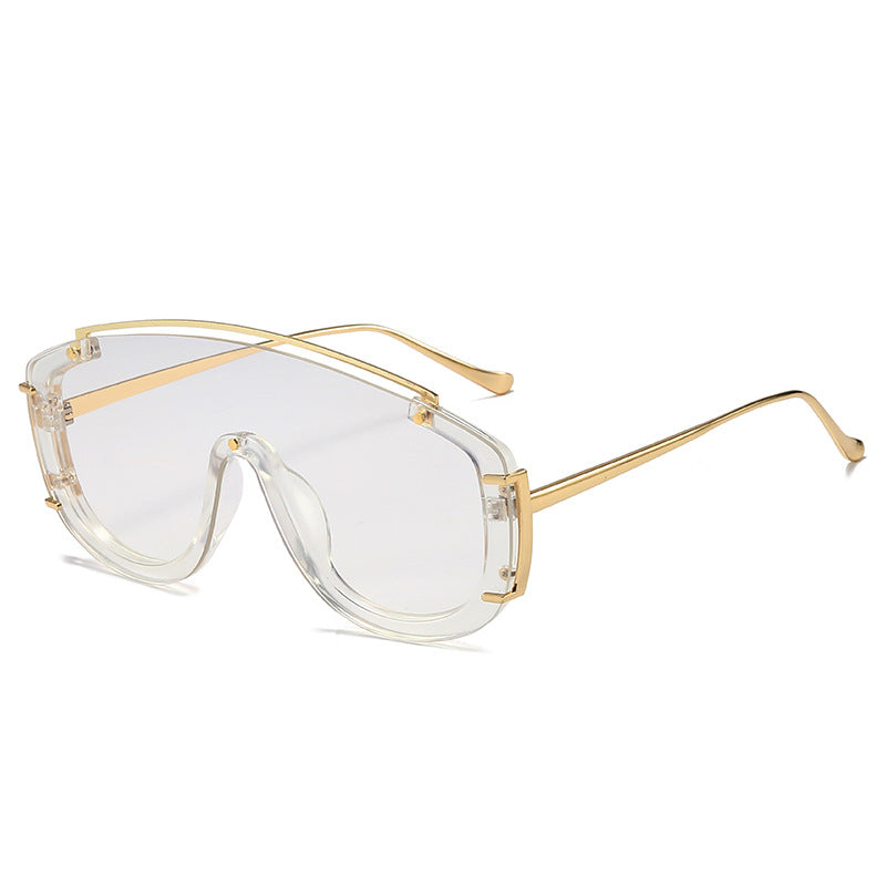 Modebewusste futuristische Schild-Sonnenbrille Brehn