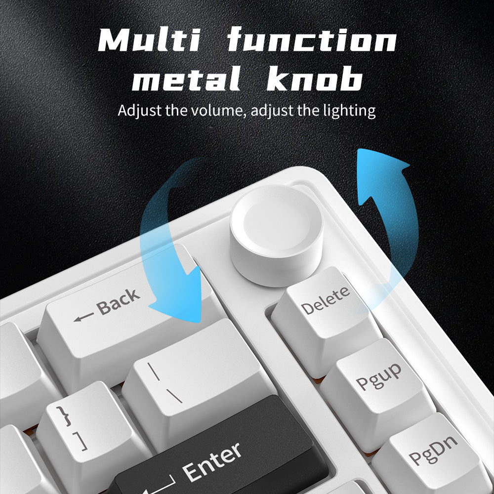 Drahtlose mechanische Tastatur mit anpassbaren Hintergrundbeleuchtungsfunktionen Brehn