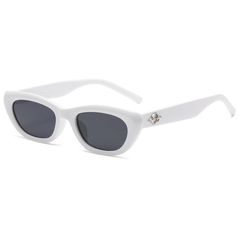 Damen Cat-Eye Sonnenbrille mit elegantem transparentem Rahmen und UV-Schutz Brehn