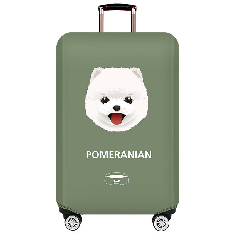Damen Hartschalenkoffer mit verspieltem Border Collie-Motiv Brehn
