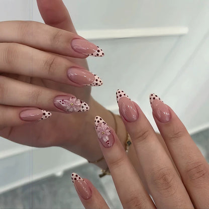 Thematisches Floral Press-On Nail Set Brehn