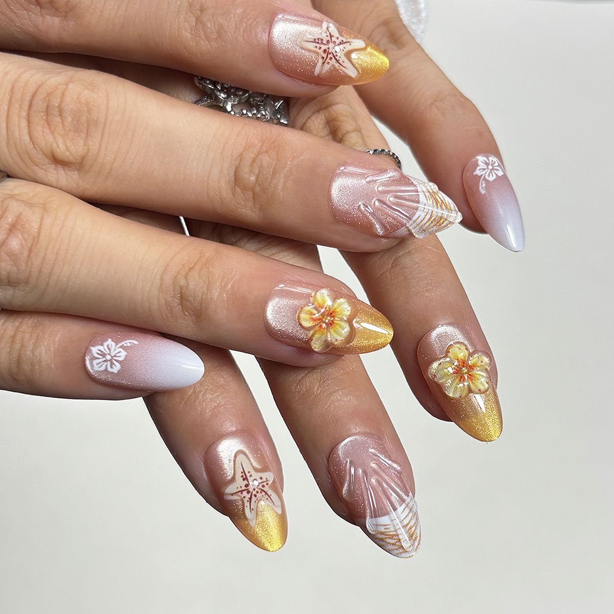 Künstlerisch Themen Press-On Nail Kollektion Brehn