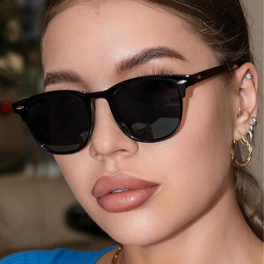 Damen trendige Transparente Sonnenbrille Brehn