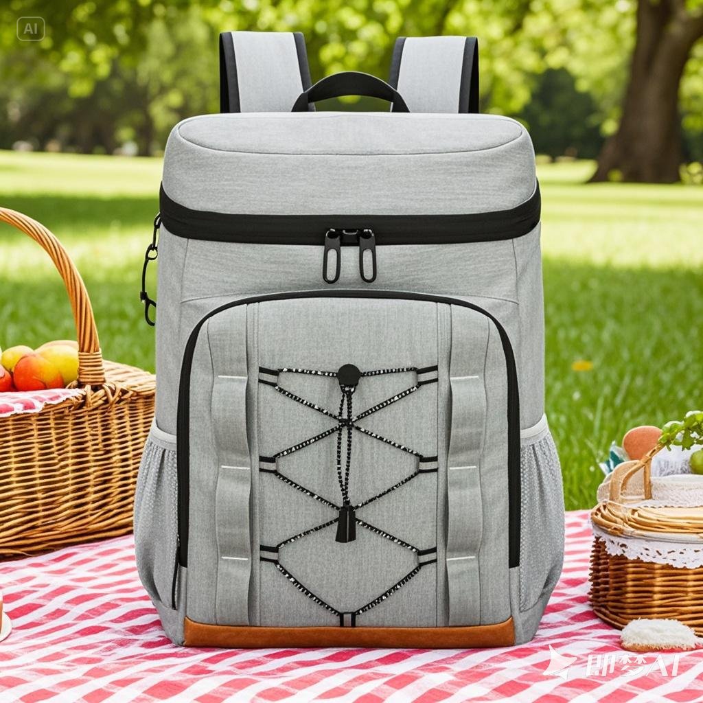 Unisex Isolierter Kühlrucksack mit Multifunktionalen Fächern Brehn