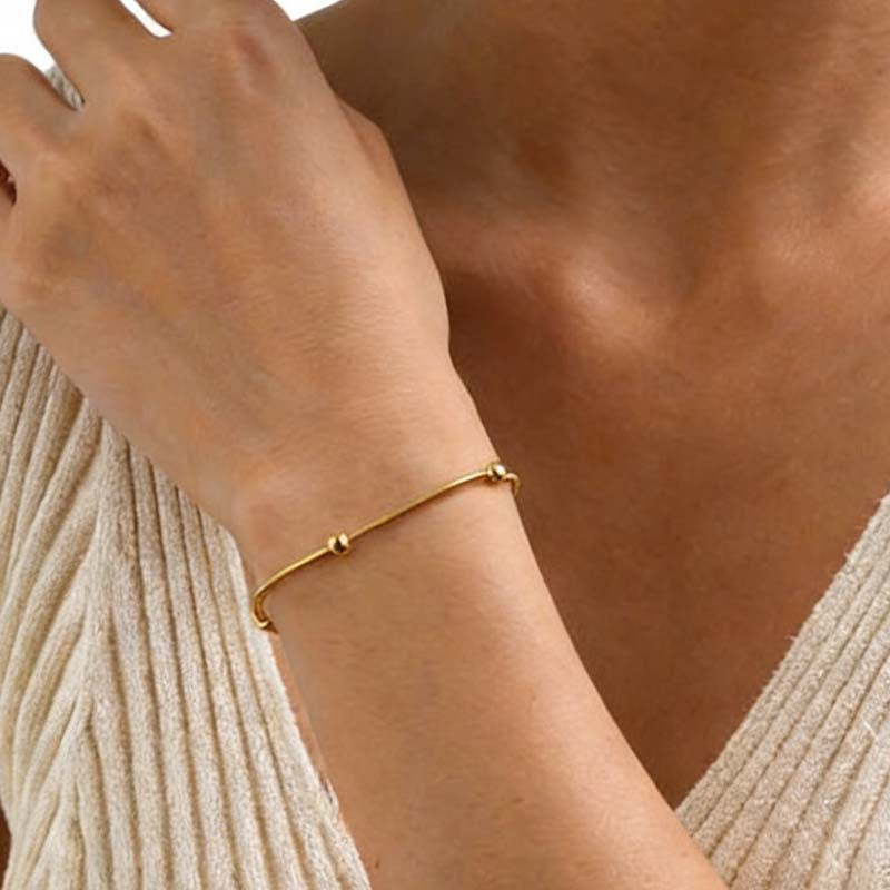 Minimalistisches Silber Charm-Armband Brehn