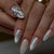 Elegante Stiletto Press-On Nagelkunst mit glänzendem Finish Brehn