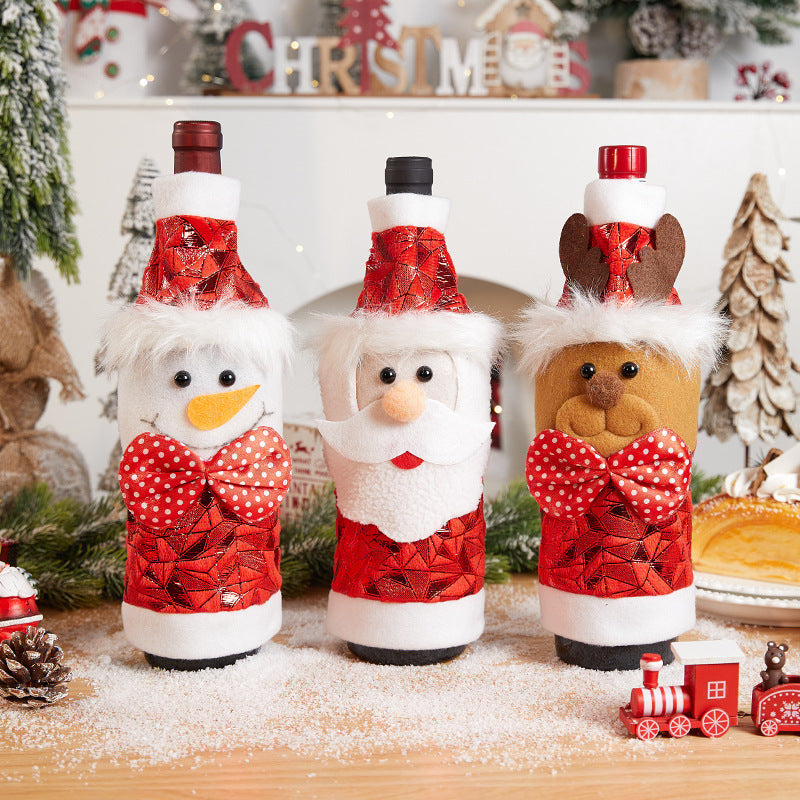 Dekorative Flaschenwärmer im Weihnachtsmann-Design Brehn