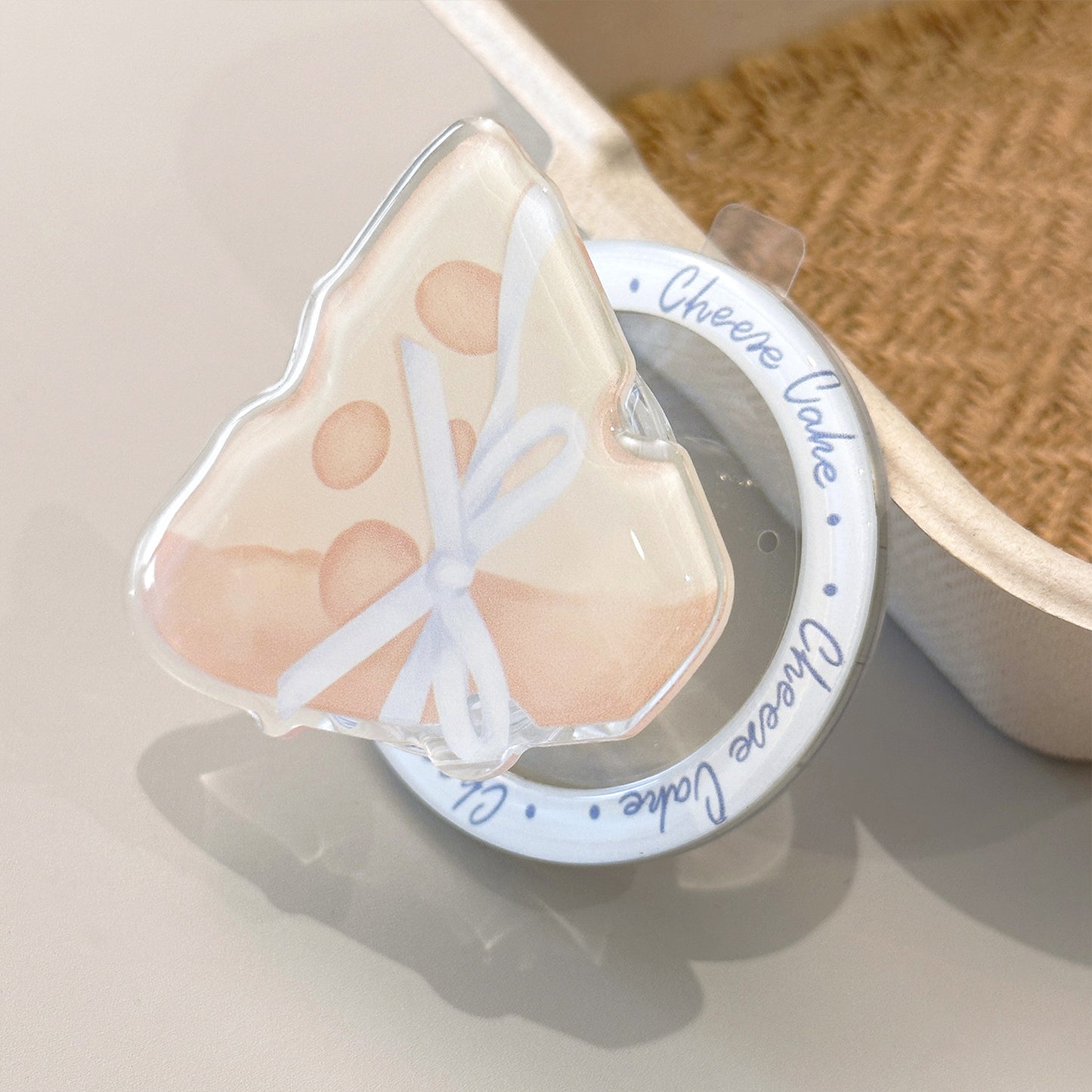 Lustiger Kühlschrankmagnet in Kuchenform Brehn