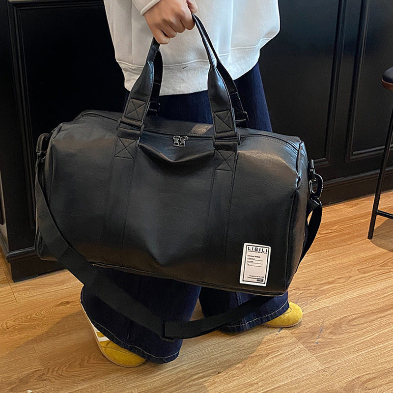 Premium Leder Wochenend Reisetasche Brehn