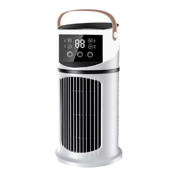 Unisex Einheitsgröße tragbarer Turm evaporativer Luftkühler mit LED-Touch-Display programmierbarem Thermostat und ergonomischem Tragegriff Brehn