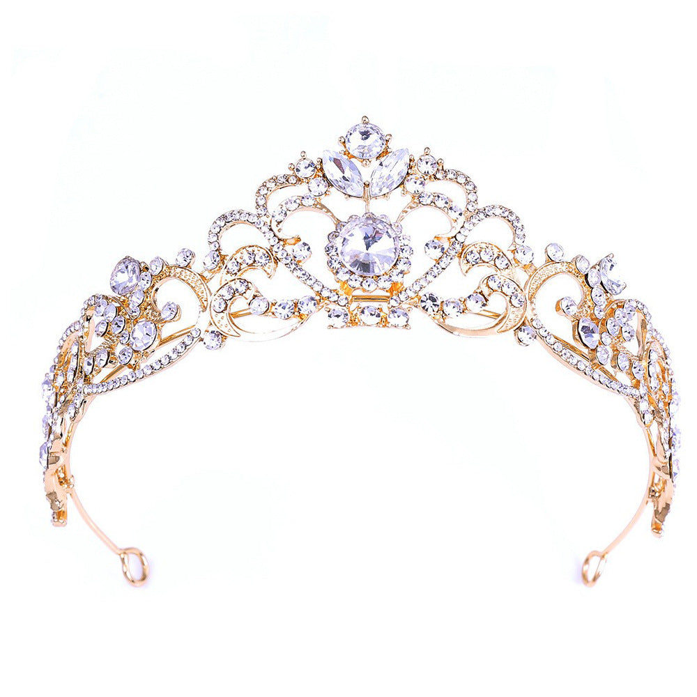 Damen Kristallverzierte Tiara Brehn