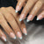 Französische Spitze Elegantes Gel-Nageldesign Brehn
