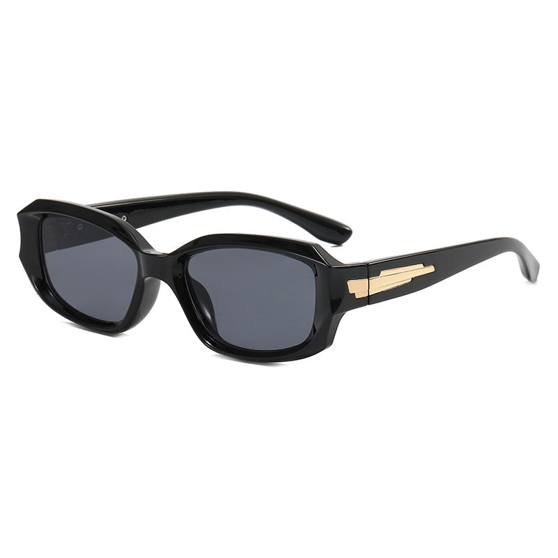 Damen modische Oversized-Sonnenbrille mit einzigartigem Rahmen Brehn