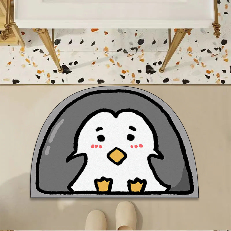 Niedliches Pinguin-Themen-Fußmatte