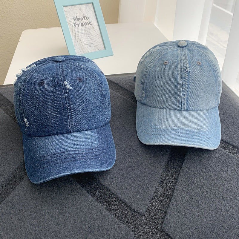 Damen Destroyed Denim Baseball Cap Brehn 1784084168