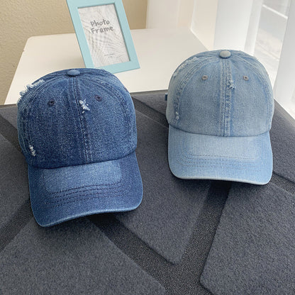 Damen Destroyed Denim Baseball Cap Brehn 1784084168