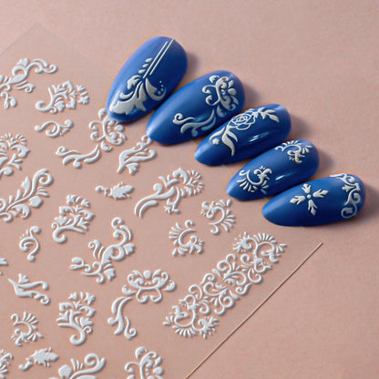 Elegante Nagelkunst Stempelplatte
