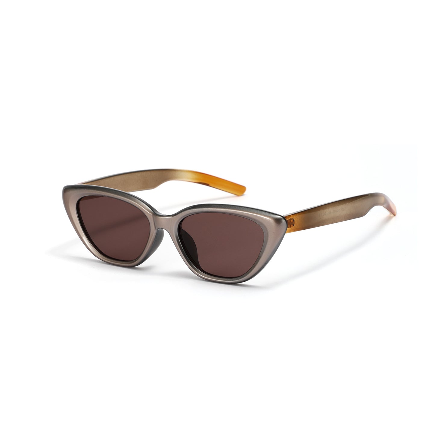 Damen Cat-Eye Sonnenbrille mit transparentem Design Brehn