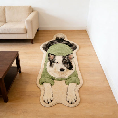 Cartoon Hund Thema Teppich