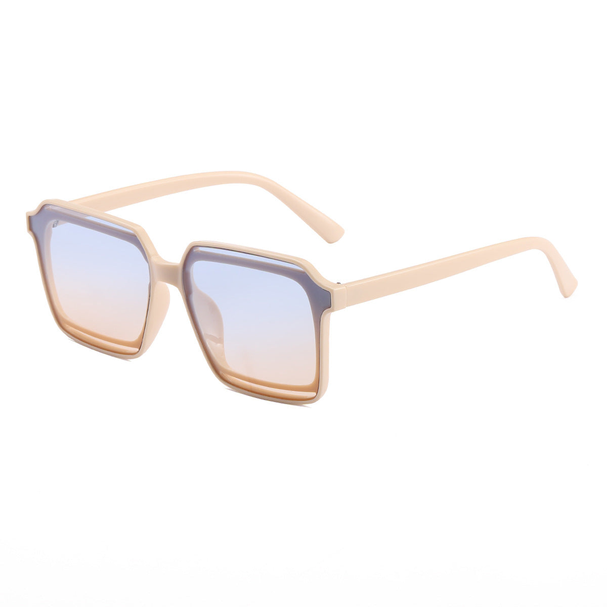 Damen moderne quadratische Sonnenbrille mit stilvollen Details Brehn