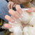 Künstliche Fingernägel mit Glitzer- und Herzdesign Brehn