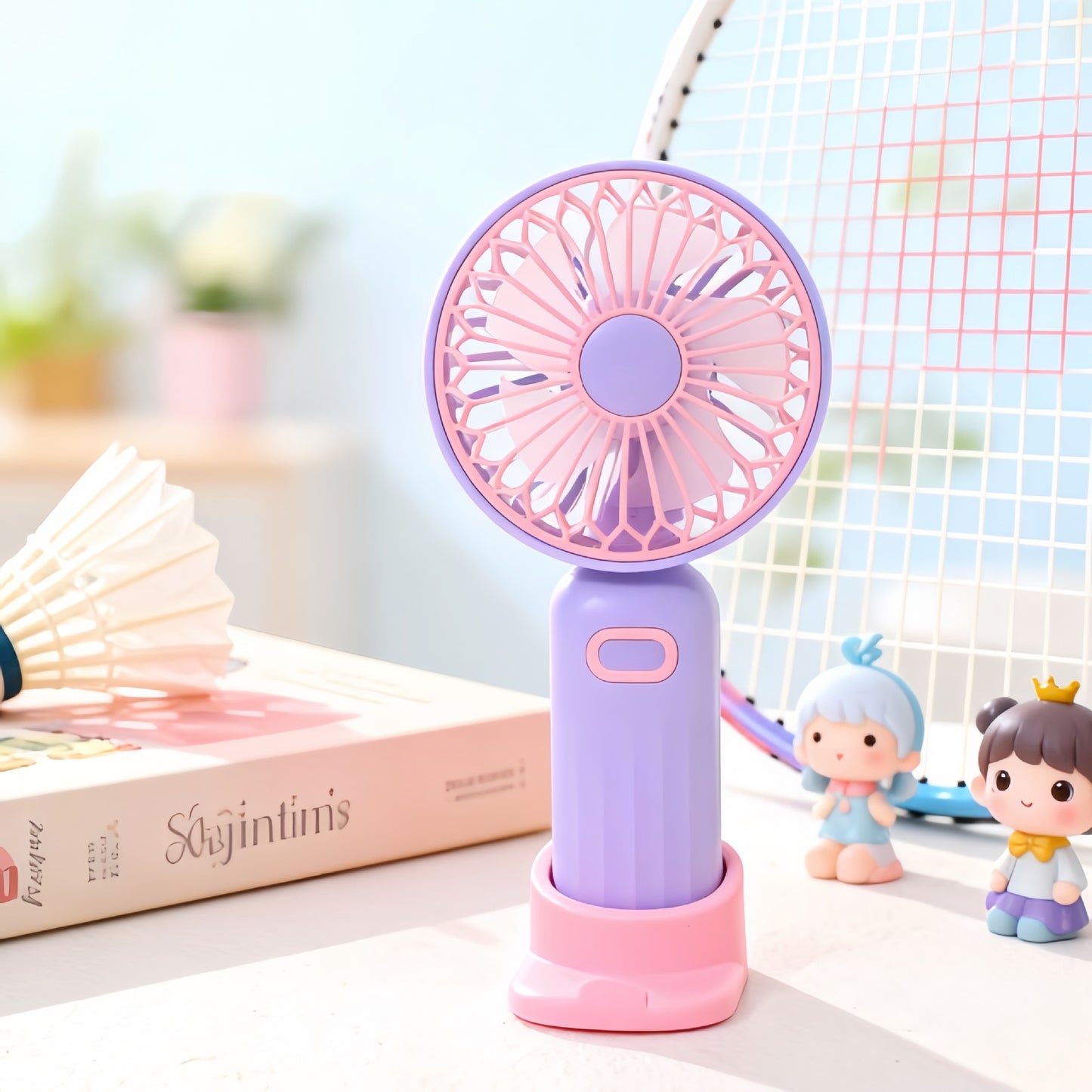 Damen Tragbarer Mini-Lüfter mit USB-Anschluss und ergonomischem Design Brehn