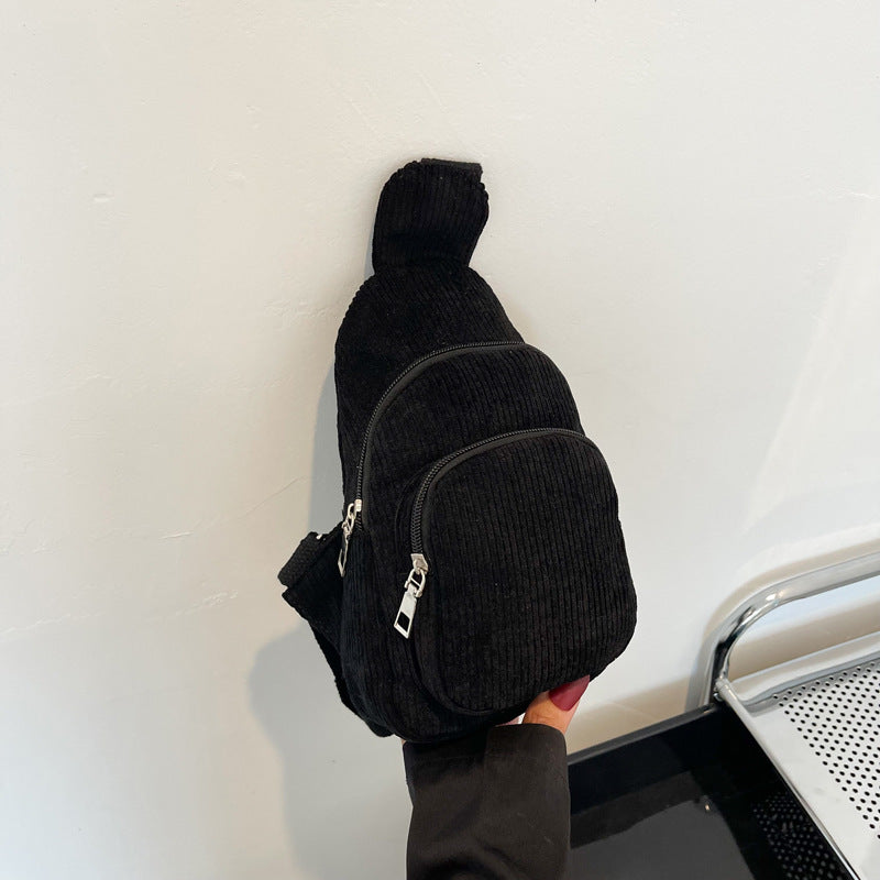 WoMulti-Fächige Corduroy Sling Bag Brehn