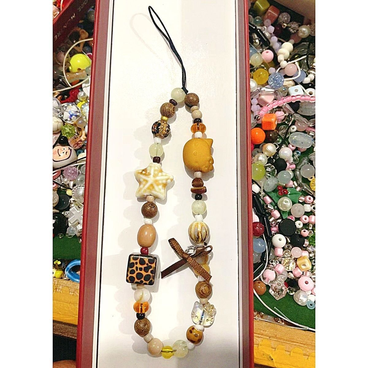 Dekorativer Perlen Charm Lanyard Brehn 1790136029