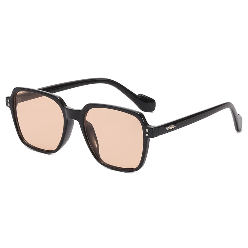 Damen quadratische Brille mit transparentem Rahmen und stylischem Design Brehn