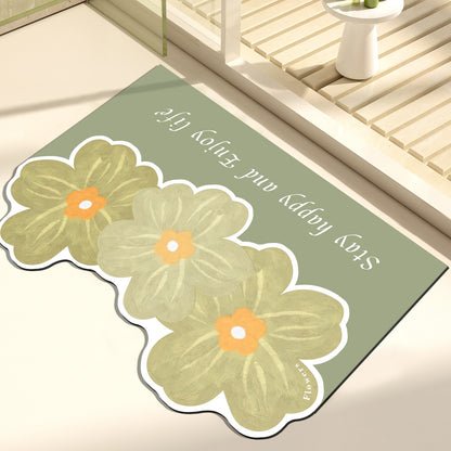 Künstlerische Blumendekorationsmatte