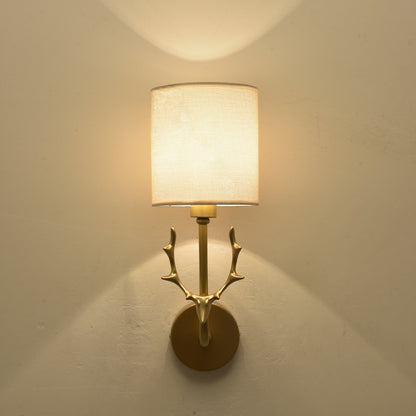 Geweih Wandleuchte