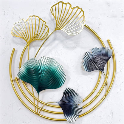 Elegante Botanische Metall Wandkunst Brehn
