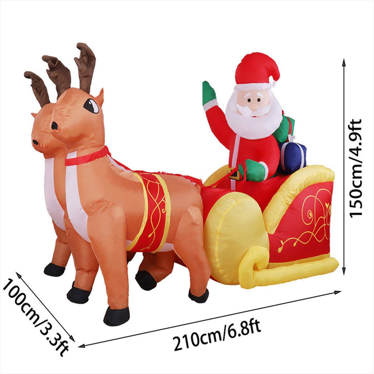 Aufblasbare Weihnachtsdekoration