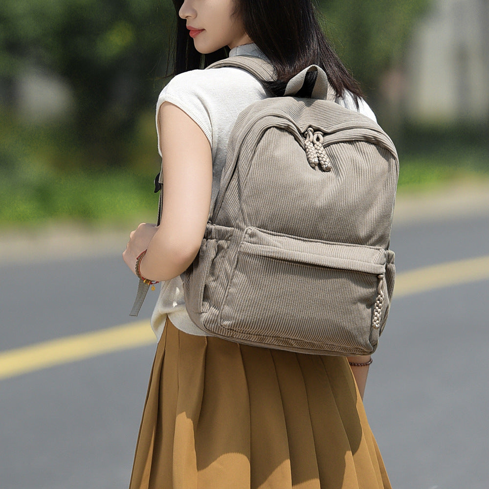 Casual Corduroy Rucksack Brehn