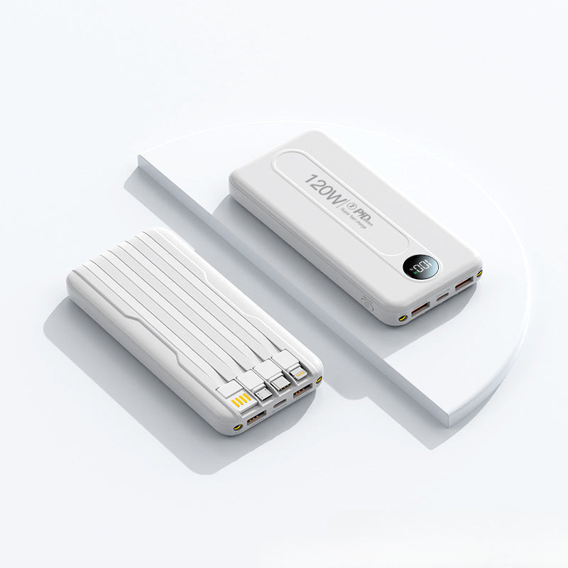 Hochleistungs-Powerbank mit Digitalanzeige und Schnellladefunktion Brehn