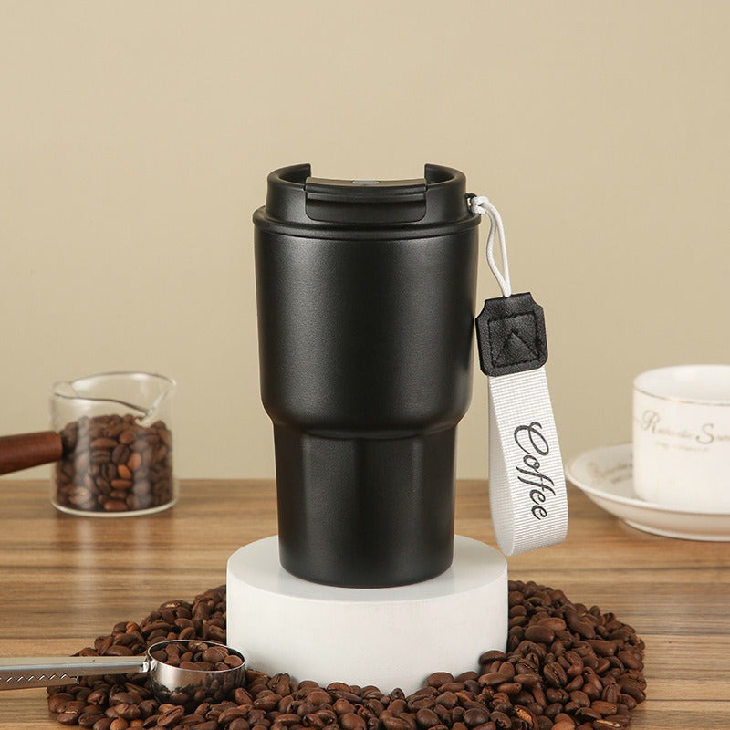 Damen hochwertiger Kaffeebecher mit Silikonverschluss Brehn