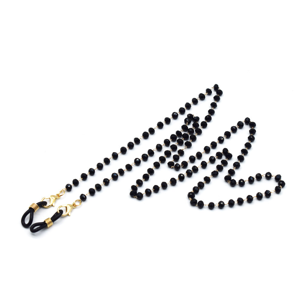Eleganter mit Blumenakzenten verzierter Brillenketten Brehn