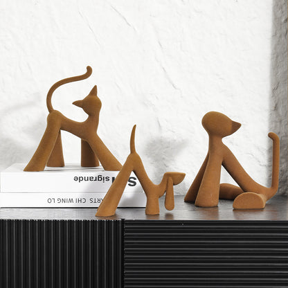 Verspielte Hundefigur