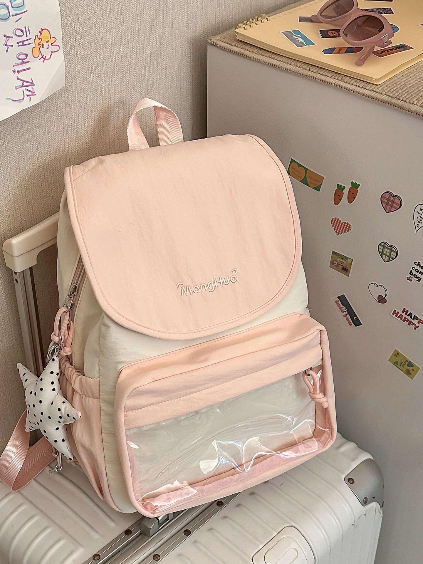 Multifunktionaler transparenter Taschen-Rucksack für die Schule