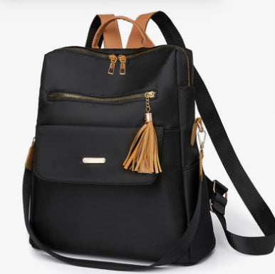 Multifunktionaler Rucksack mit dekorativem Quast Brehn