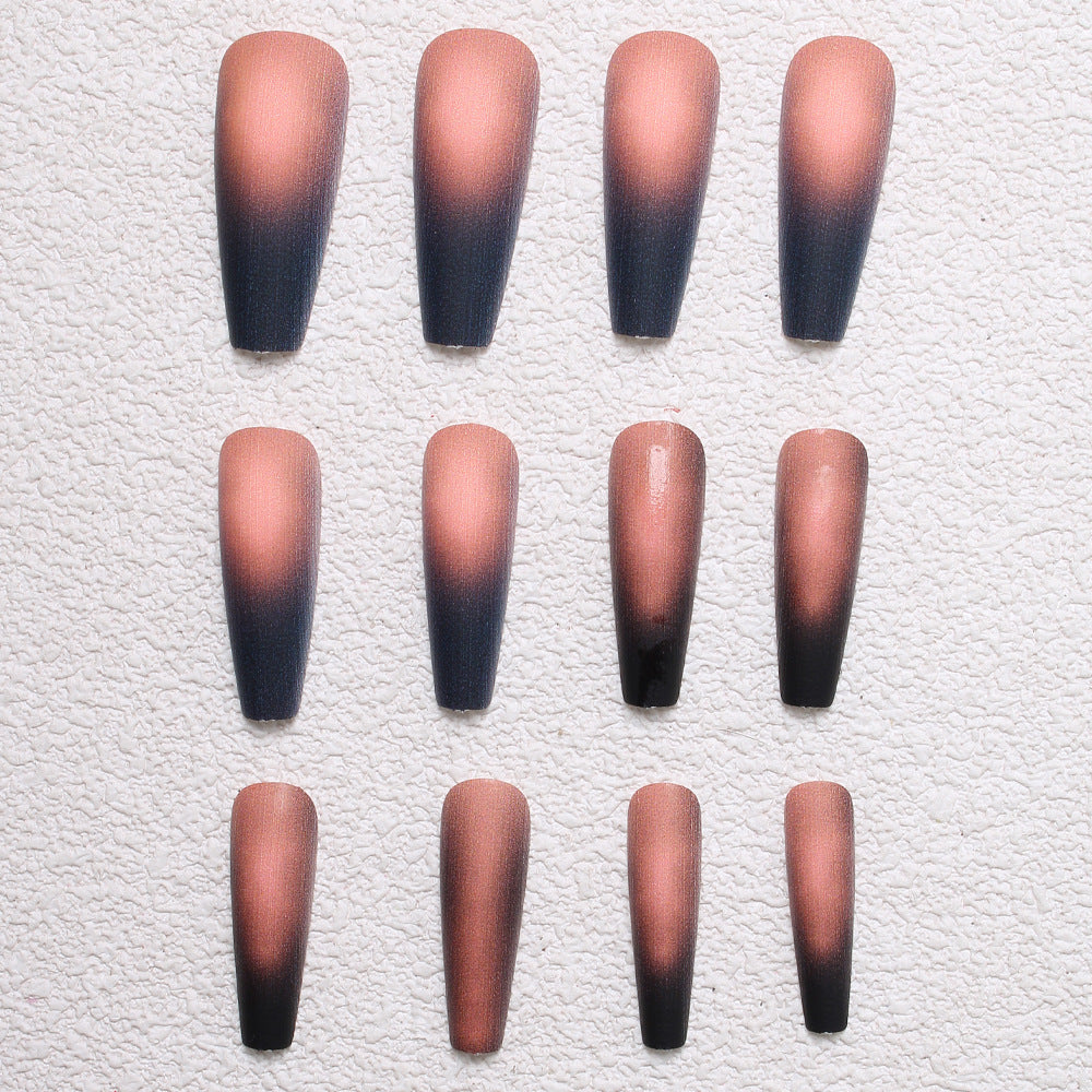 Matte Ombre Stiletto Press-On Nägel Brehn