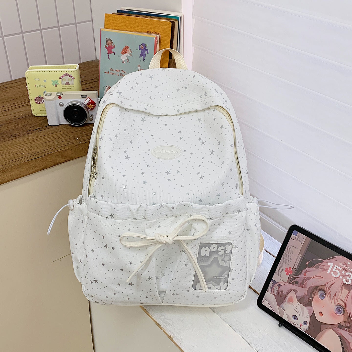Sternen-Print Freizeit Rucksack Brehn