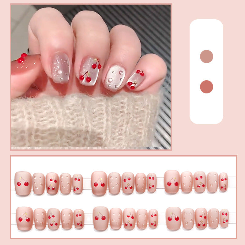 Kirschblüten-Themen Press-On Nagelkunst Brehn