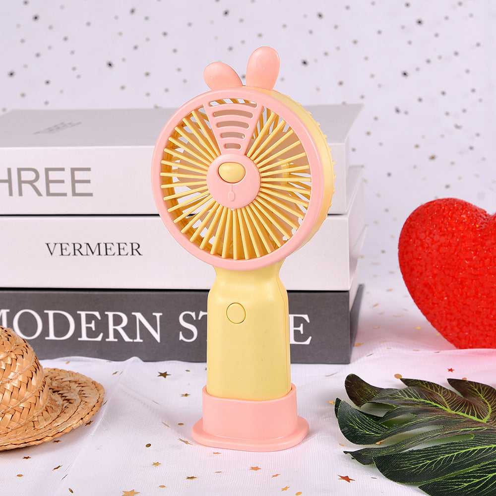 Tragbarer Hasen-Themen Handventilator Brehn