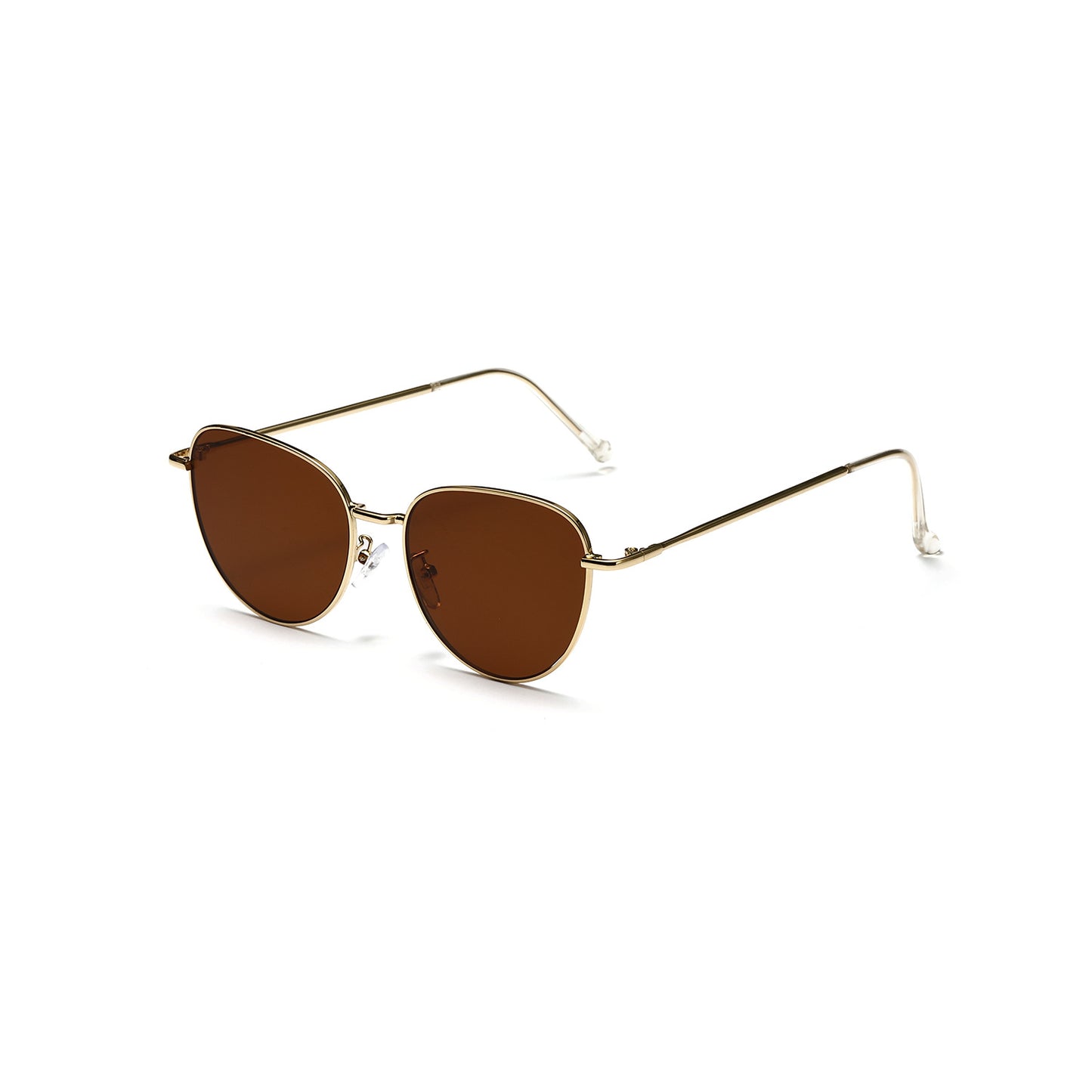 Damen modische Sonnenbrille mit filigranem Metallrahmen Brehn