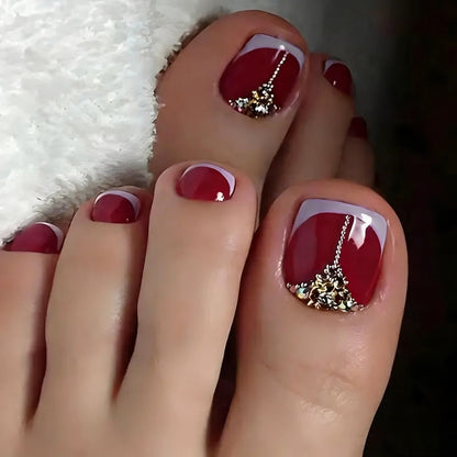 Premium Dekorative Pediküre Nagelkunst Brehn