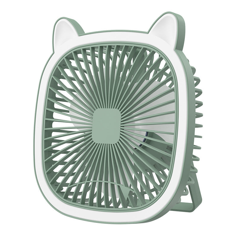 Damen Tragbarer Mini-Tischventilator im niedlichen Katzen-Design Brehn