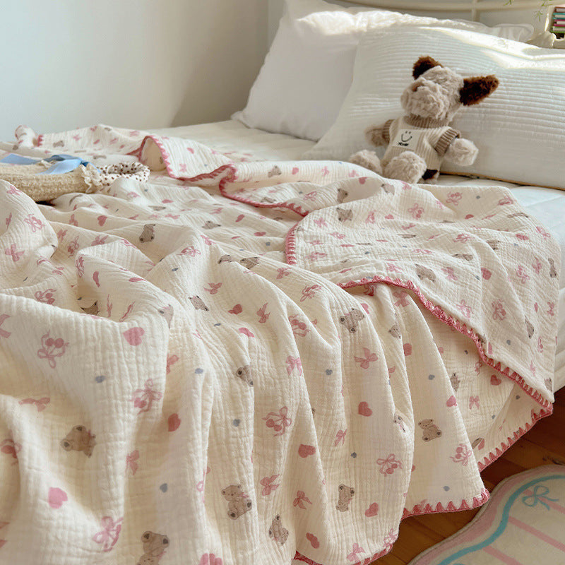 Weiche Musselin Babydecke
