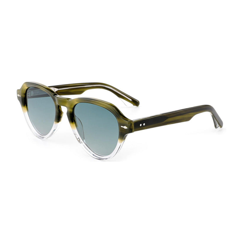 Damen modische Sonnenbrille im eleganten, runden Design mit polarisierten Gläsern Brehn