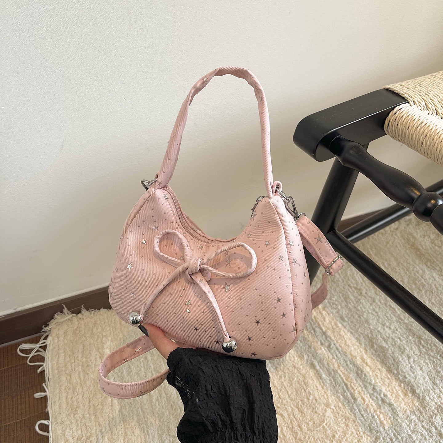 WoDekorative Sternmuster Hobo Tasche Brehn